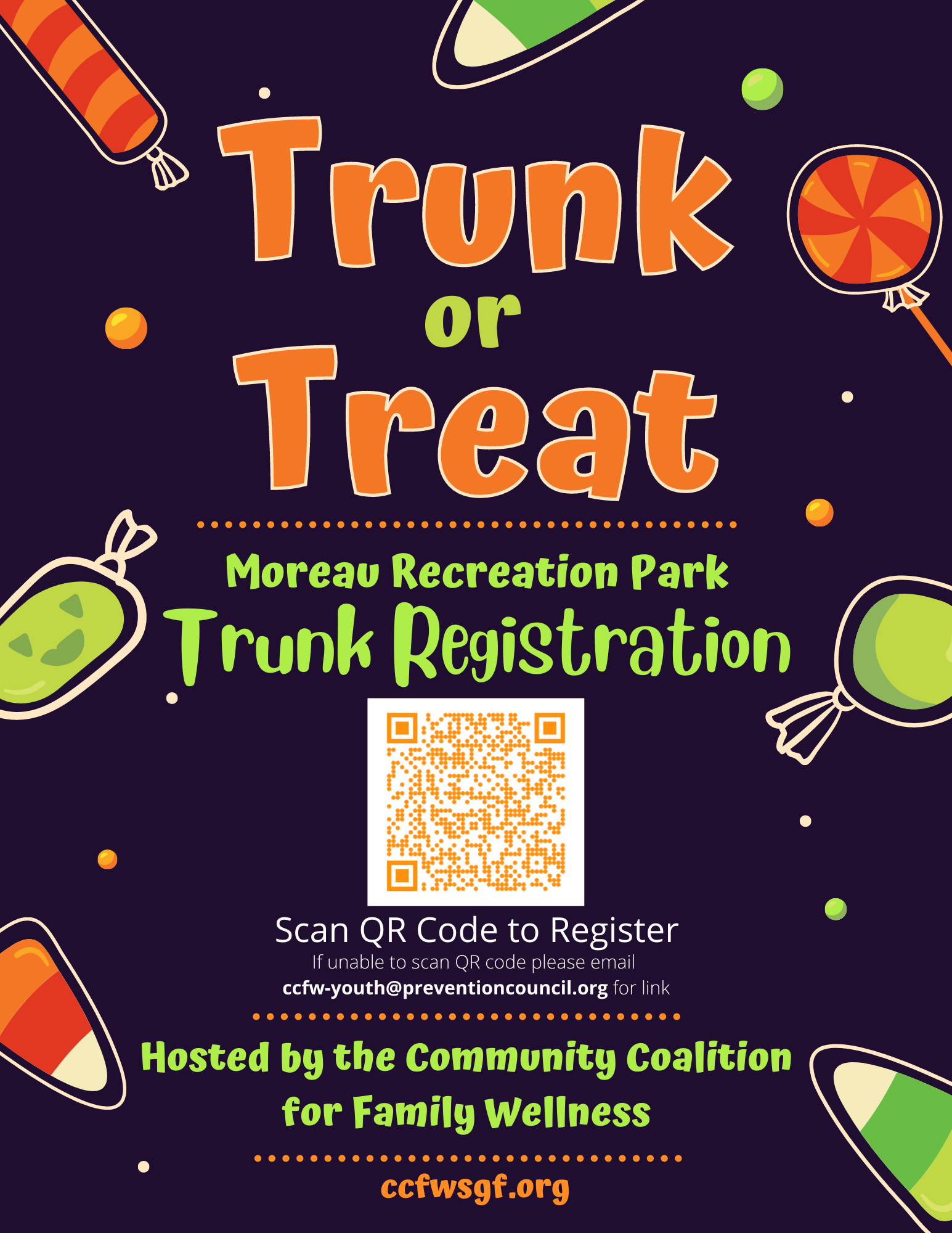 Trunk or Treat Registration Trunk or Treat Registration